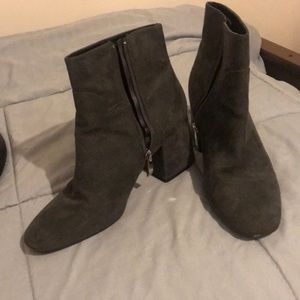Zara gray boots size 10